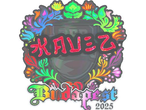 Sticker | kauez (Holo) | Budapest 2025 image