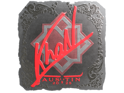 Sticker | khaN (Foil) | Austin 2025 image