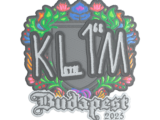 Sticker | kl1m (Embroidered) | Budapest 2025 image