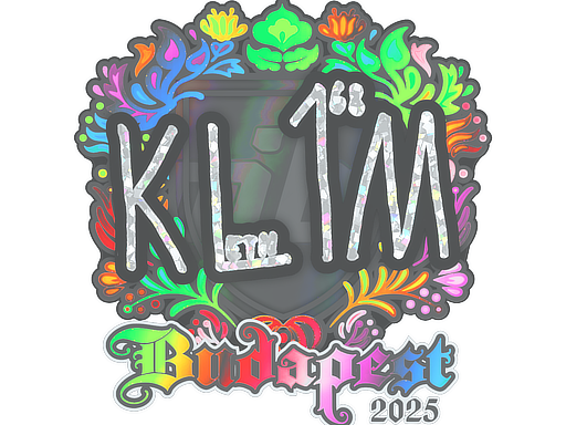Sticker | kl1m (Holo) | Budapest 2025 image