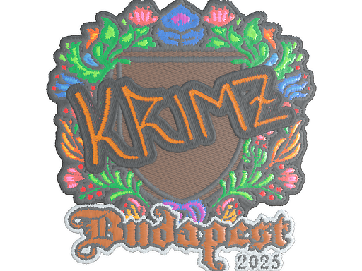 Sticker | KRIMZ (Embroidered) | Budapest 2025 image