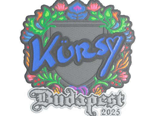 Sticker | Kursy (Embroidered) | Budapest 2025 image