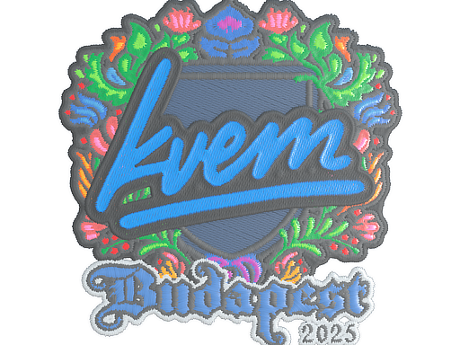 Sticker | Kvem (Embroidered) | Budapest 2025 image