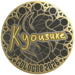 Sticker | kyousuke (Gold) | Cologne 2026 image