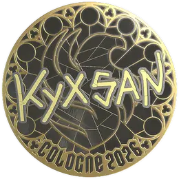 Sticker | kyxsan (Gold) | Cologne 2026 image