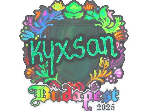 Sticker | kyxsan (Holo) | Budapest 2025 image