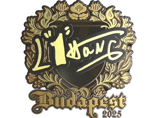 Sticker | L1haNg (Gold) | Budapest 2025 image