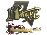 Sticker | L1haNg (Gold) | Shanghai 2024 image