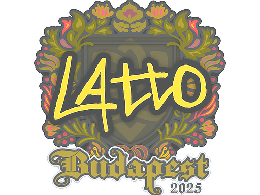 Sticker | latto | Budapest 2025 image
