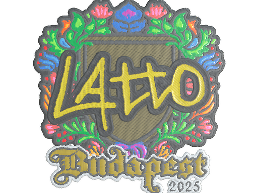 Sticker | latto (Embroidered) | Budapest 2025 image