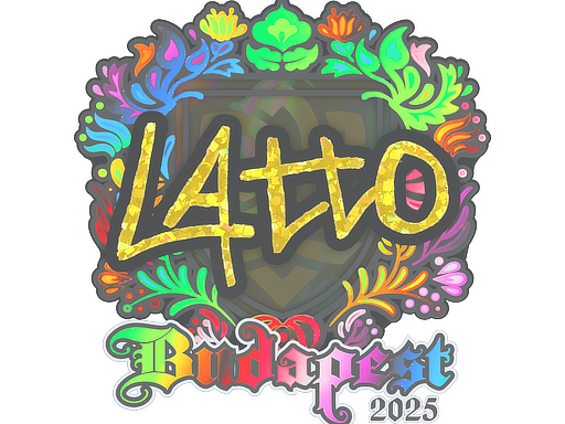 Sticker | latto (Holo) | Budapest 2025 image