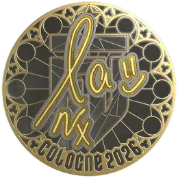 Sticker | lauNX (Gold) | Cologne 2026 image