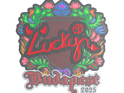 Sticker | Lucky (Embroidered) | Budapest 2025 image