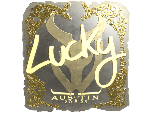 Sticker | Lucky (Gold) | Austin 2025 image
