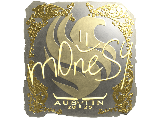 Sticker | m0NESY (Gold) | Austin 2025 image