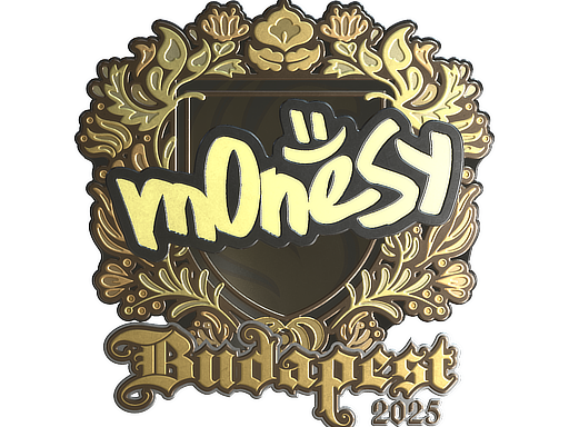 Sticker | m0NESY (Gold) | Budapest 2025 image