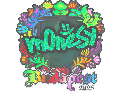 Sticker | m0NESY (Holo) | Budapest 2025 image