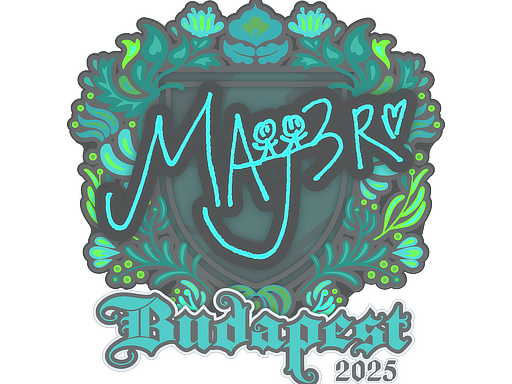 Sticker | MAJ3R | Budapest 2025 image