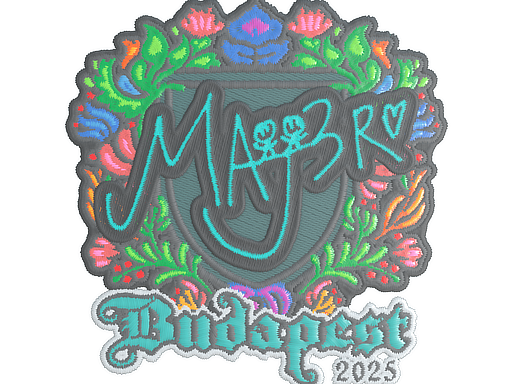 Sticker | MAJ3R (Embroidered) | Budapest 2025 image