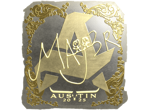 Sticker | MAJ3R (Gold) | Austin 2025 image