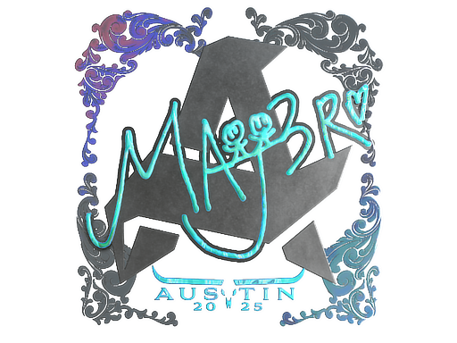 Sticker | MAJ3R (Holo) | Austin 2025 image
