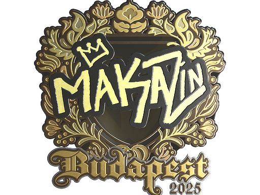 Sticker | Maka (Gold) | Budapest 2025 image