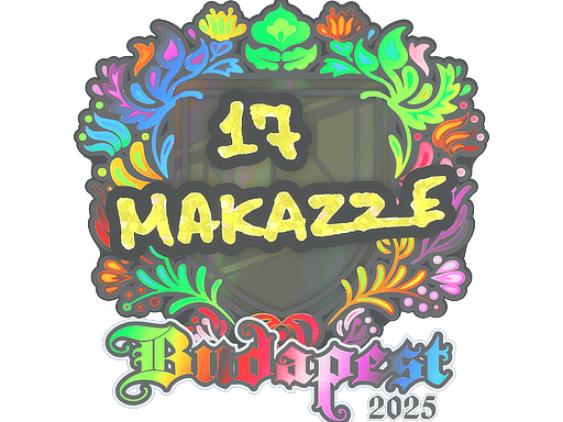 Sticker | makazze (Holo) | Budapest 2025 image