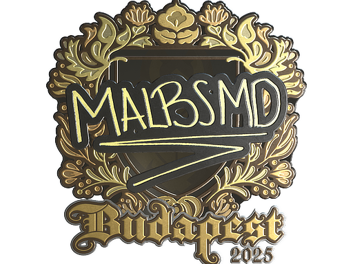 Sticker | malbsMd (Gold) | Budapest 2025 image