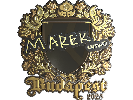 Sticker | Marek (Gold) | Budapest 2025 image