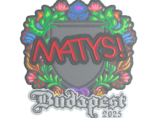 Sticker | MATYS (Embroidered) | Budapest 2025 image