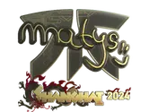 Sticker | MATYS (Gold) | Shanghai 2024 image