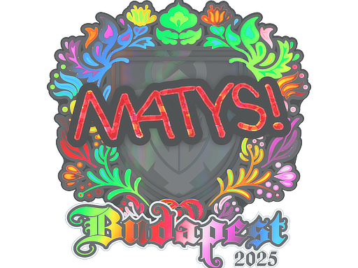 Sticker | MATYS (Holo) | Budapest 2025 image