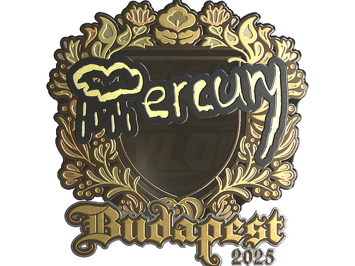 Sticker | Mercury (Gold) | Budapest 2025 image