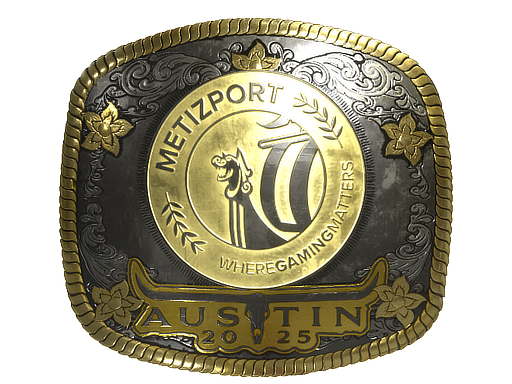 Sticker | Metizport (Gold) | Austin 2025 image
