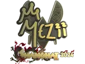 Sticker | mezii (Gold) | Shanghai 2024 image