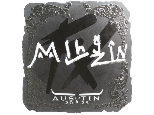 Sticker | mlhzin (Foil) | Austin 2025 image
