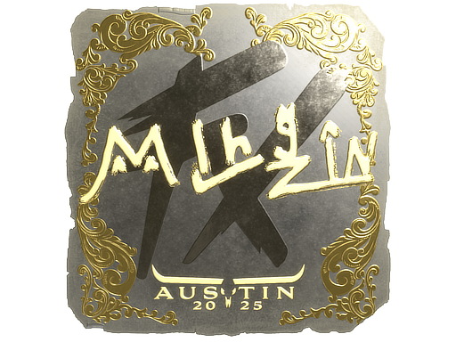 Sticker | mlhzin (Gold) | Austin 2025 image