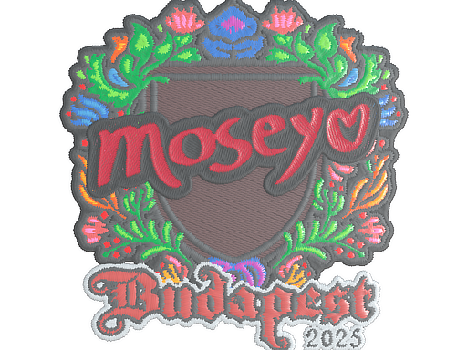 Sticker | Moseyuh (Embroidered) | Budapest 2025 image
