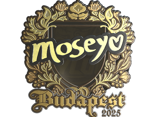 Sticker | Moseyuh (Gold) | Budapest 2025 image