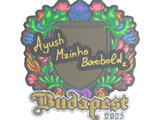 Sticker | mzinho (Embroidered) | Budapest 2025 image