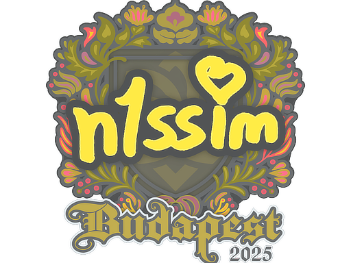 Sticker | n1ssim | Budapest 2025 image
