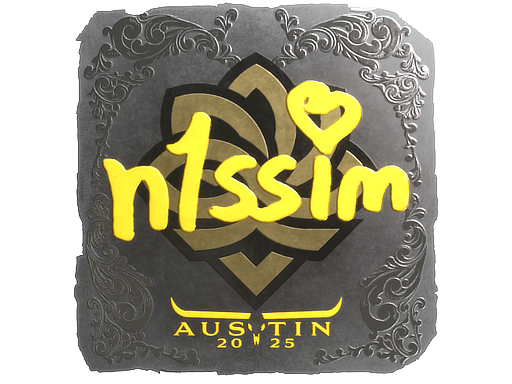 Sticker | n1ssim (Foil) | Austin 2025 image
