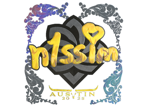 Sticker | n1ssim (Holo) | Austin 2025 image