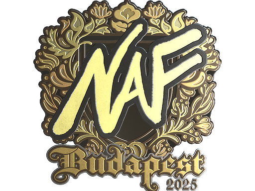 Sticker | NAF (Gold) | Budapest 2025 image