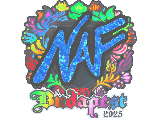 Sticker | NAF (Holo) | Budapest 2025 image