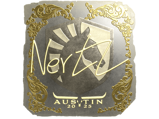 Sticker | NertZ (Gold) | Austin 2025 image
