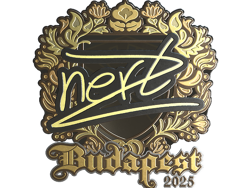 Sticker | NertZ (Gold) | Budapest 2025 image