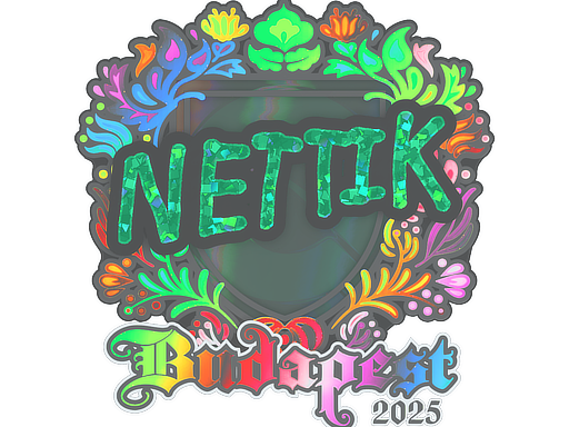 Sticker | nettik (Holo) | Budapest 2025 image