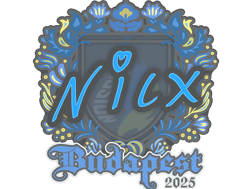 Sticker | nicx | Budapest 2025 image