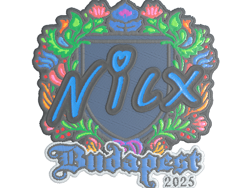 Sticker | nicx (Embroidered) | Budapest 2025 image